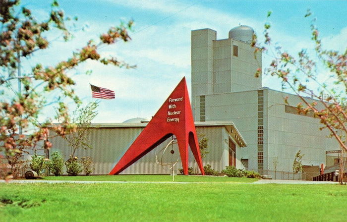 Enrico Fermi Nuclear Generating Station - Old Postcard (newer photo)